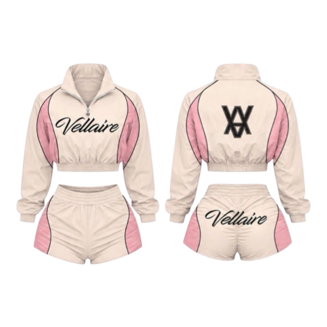 Women’s Pink & Cream Track Suit