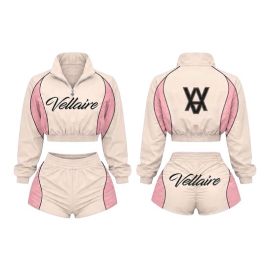 Women’s Pink & Cream Track Suit
